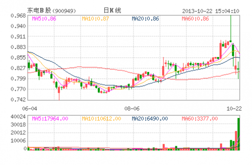 东电B股(900949)