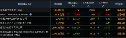 中国神华流通股股东