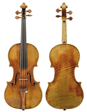 斯特拉迪瓦里 　　1727年 小提琴 “杜庞将军·格鲁米奥” （中国嘉德供图）
