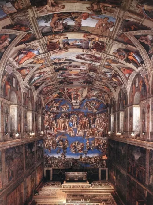西斯廷教堂的天顶壁画