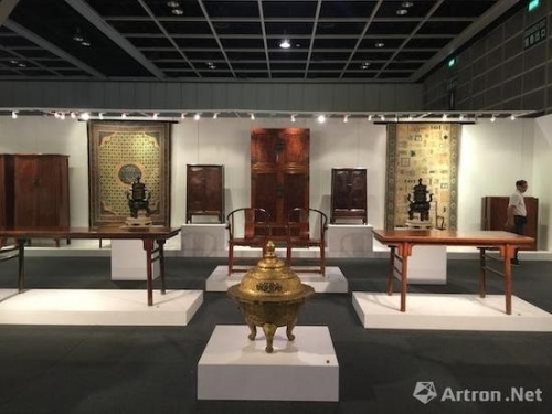 中国艺术珍品预展现场
