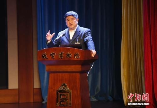 资料图：故宫博物院院长单霁翔。中新社记者 刘关关 摄