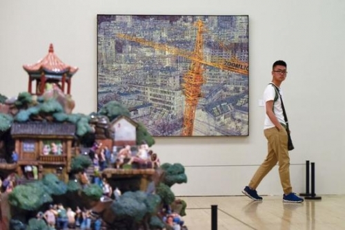 中国国家博物馆的参观人数现在可以与卢浮宫相媲美。图片：WANGZHAO/AFP/Getty Images