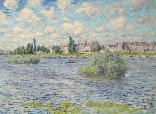 　克劳德·莫奈（1840-1926） 《拉瓦古的塞纳-马恩省河风景》 1879年作 1583.75万美元