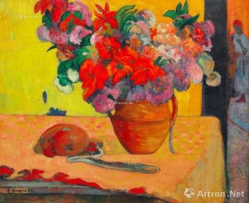 保罗·高更 （1848-1903） 《花瓶里的花》 1886年至1887年作 1893至1895年又作 1943.75万美元