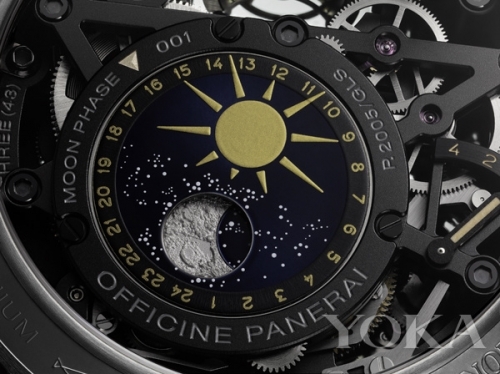 Luminor 1950 Tourbillon Moon Phases Equation of Time GMT腕表  图片来自品牌
