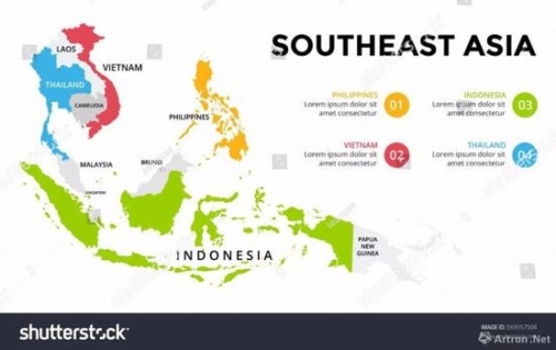 ▲ 东南亚地图