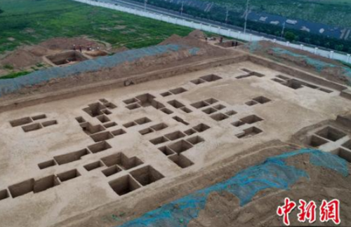 秦墓发掘现场。陕西省考古研究院 供图